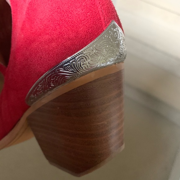 Jeffrey Campbell red suede Booties - Picture 5 of 7